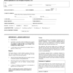 Apartment Lease Application Form In Word And Pdf Formats