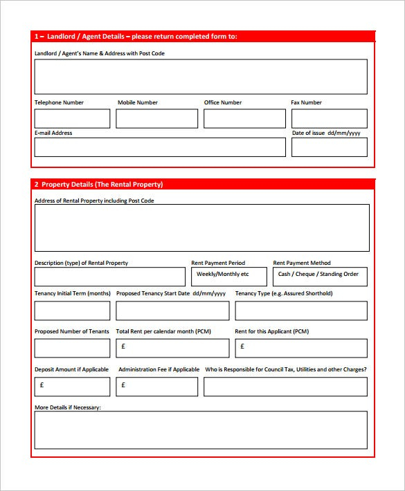 Apartment Rental Credit Check Form Apartment Post