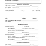 Application Form Rental Application Form In Bc