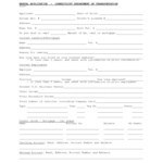 Connecticut Rental Application Form Free Download