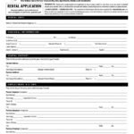 Download Free San Francisco Rental Application Form Printable Lease