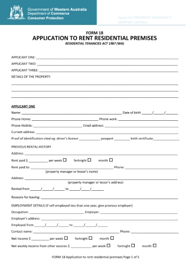 FREE 11 Best Rental Application Form Examples Templates Download 