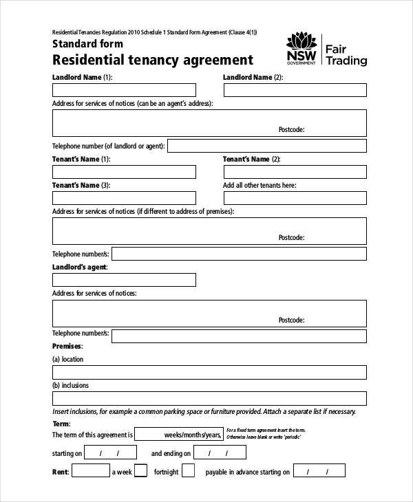 FREE 12 Sample Apartment Rental Agreement Templates In PDF MS Word 