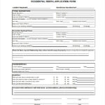 FREE 8 Sample Rental Application Templates In PDF MS Word