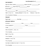 Free California Rental Application Template PDF Word