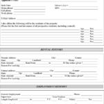 Free Florida Rental Application PDF 130KB 2 Page s