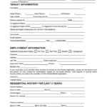 Free Florida Rental Application PDF WORD