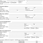 Free Georgia Rental Application Form PDF 116KB 2 Page s