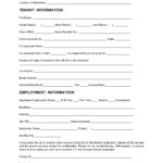 Free Georgia Rental Application PDF Template Form Download