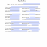 Free Georgia Residential Rental Application Form PDF