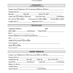 Free Iowa Rental Application Form PDF Word