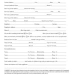 Free Louisiana Rental Application Form PDF EForms Free Fillable