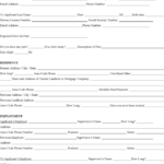 Free Michigan Rental Application Form PDF 45KB 2 Page s