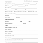 Free New York Rental Application Form PDF Word EForms