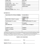Free Quebec Application For Rental Form PDF 72KB 3 Page s