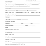 Free Rental Application Form Pdf Word Eforms Free Fillable