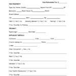 Free Texas Rental Application PDF MS Word