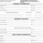 Free Wisconsin Rental Application Form PDF 97KB 2 Page s