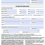 Free Wisconsin Rental Application Form PDF Template