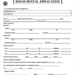 Home Rental Application Template PDF Template