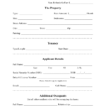 Indiana Rental Application Form Download Printable PDF Templateroller