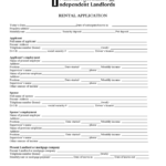 Minnesota Standard Rental Application Free Download