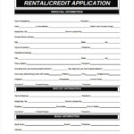 Rental Application 21 Free Word PDF Documents Download Free