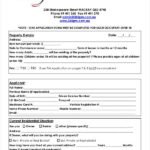 Rental Application Form 9 Free Sample Example Format Free