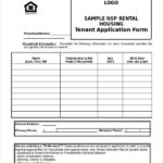 Rental Application Form 9 Free Sample Example Format Free