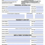 Rental Application Form Pdf Real Estate Forms Rental Application