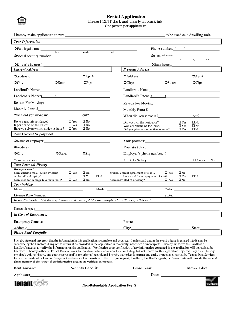 Rental Application Pdf Fillable Fill Online Printable Fillable 