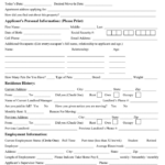 Rental Application Template In Word And Pdf Formats