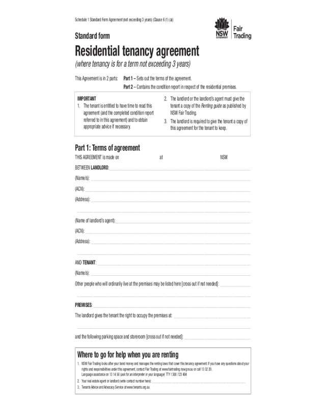 Residential Rental Application Form Bc