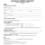 Residential Tenancy Agreement Wa Fill Online Printable Fillable