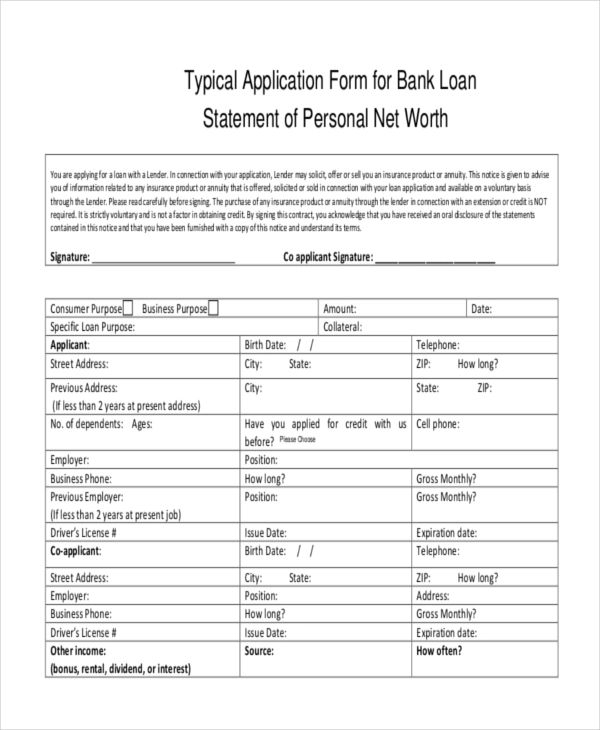 7 Loan Statement Templates Statement Template Bank Statement 