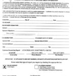 Application Form Rental Application Form With Cosigner