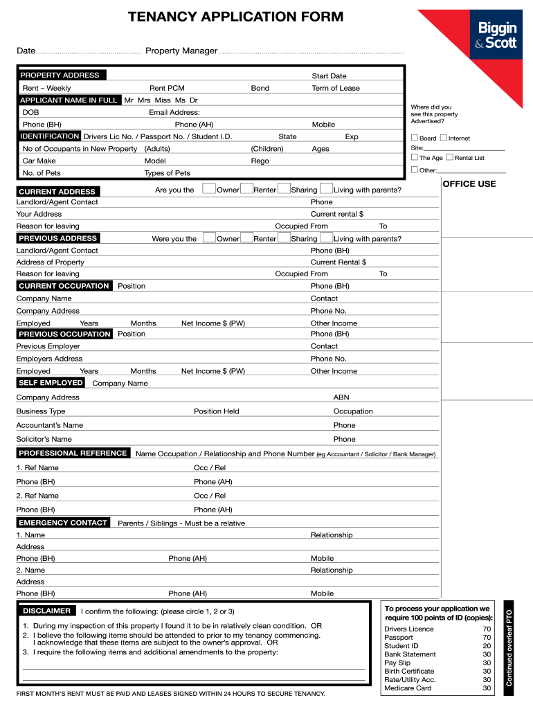 Biggin Scott Rental Application Fill Out And Sign Printable PDF 