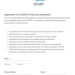 COVID 19 Financial Assistance Application Form Template JotForm