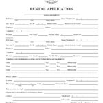 Download Free Maryland Rental Application Form Printable Lease Agreement