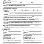 Fill Free Fillable Rental Application PDF Form