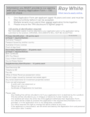 Fillable Online Download A Rental Application Form Ray White Lower 