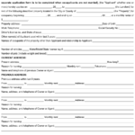 Form 460 Download Fillable PDF Or Fill Online Rental Application