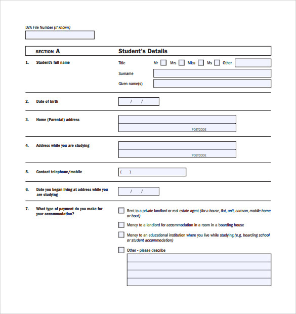 FREE 10 Sample Rental Assistance Forms In PDF MS Word