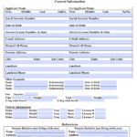 Free Arizona Residential Rental Application Form PDF
