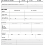 Free California Rental Application PDF WORD