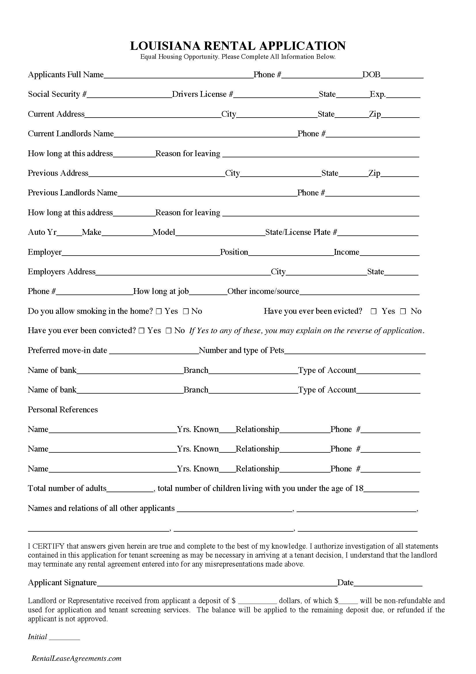 Rental Assistance Application Form 2022 2091