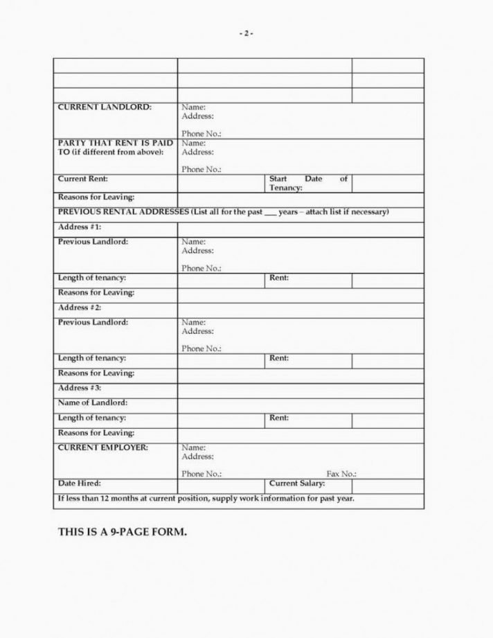 Free Rental Application Form Template South Africa Resume Examples