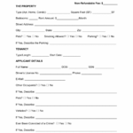 Free Virginia Rental Application Form Word PDF EForms