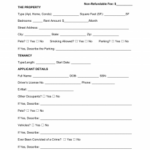 Free Virginia Rental Application Form Word PDF EForms