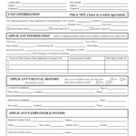 Free Wisconsin Association Of Realtors Rental Application Form PDF